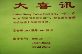 2019 Vivian Zhang  American Universities